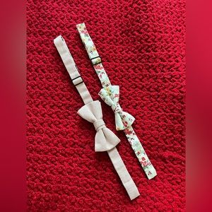 Set of 2 child sized bow ties European Boon company NEW!